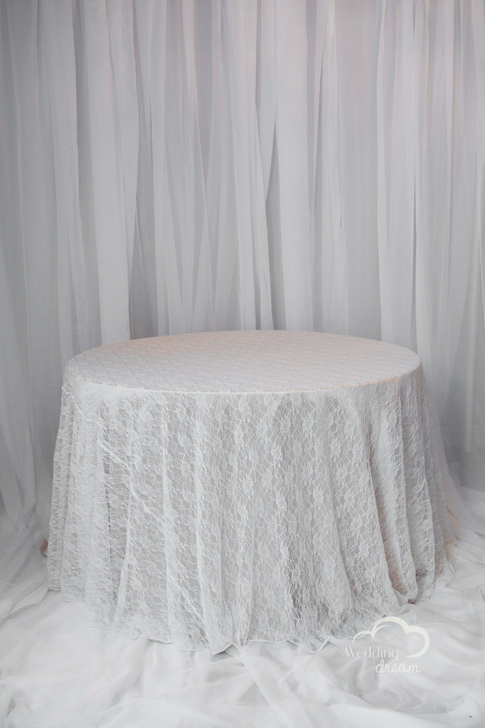 Ivory Lace Table Cloth